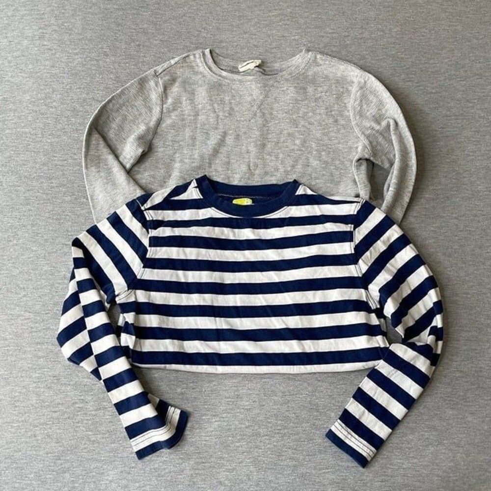 Crazy 8 Girl’s Long Sleeve Tops 2 PCS. Set - Picture 4 of 4